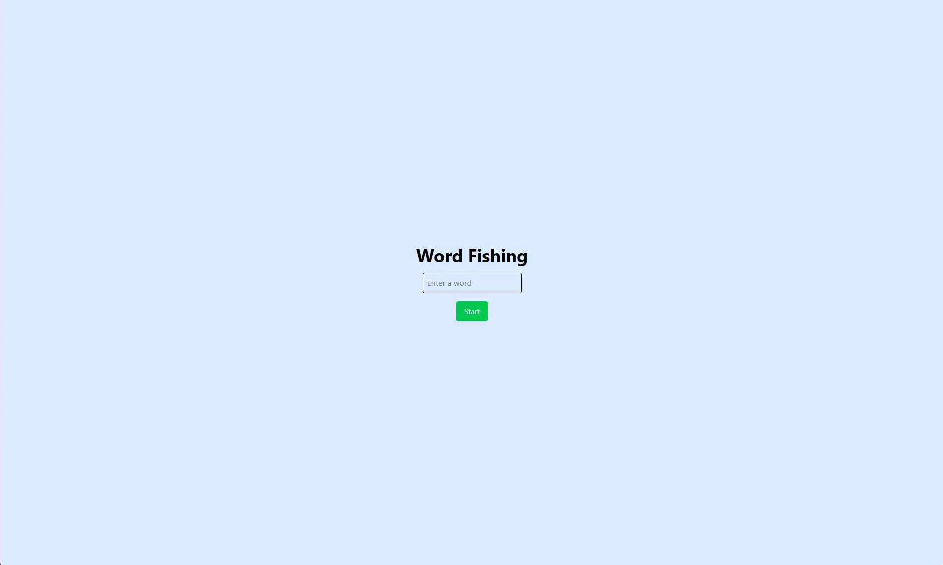 Word Fishing Game screenshot